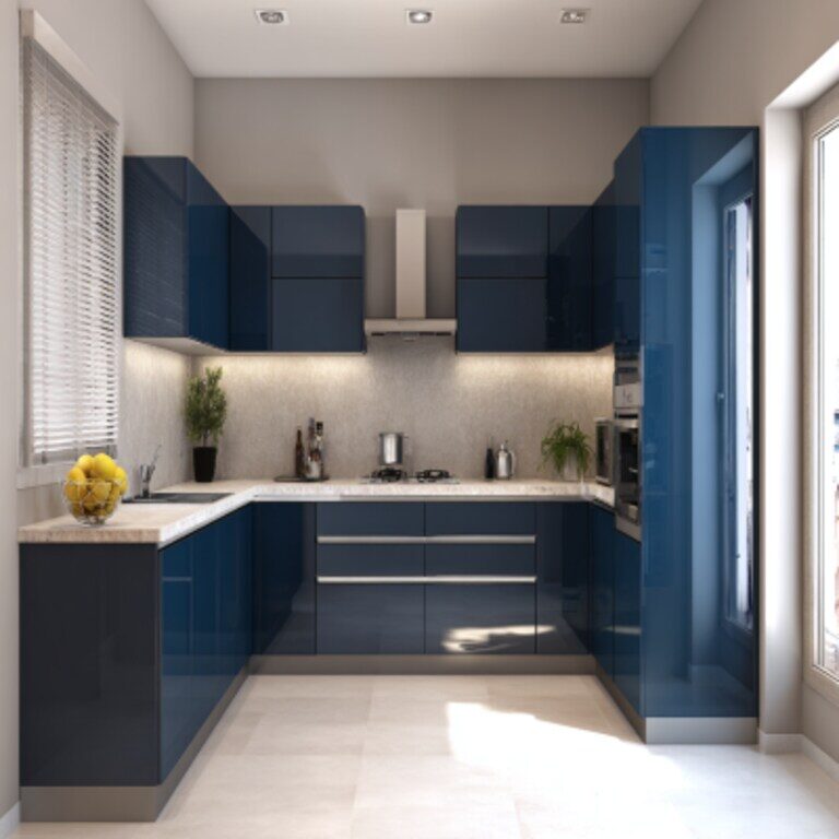 Modular kitchen interior in Malappuram