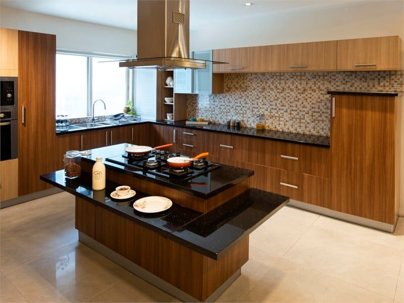 Modular kitchen interior in Kannur