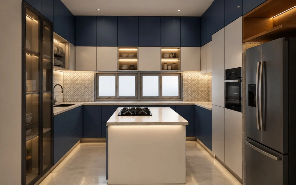modular kitchen interior in Kannur